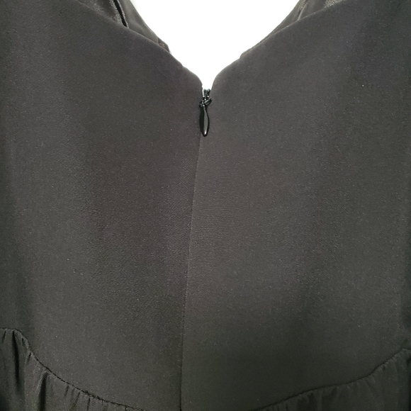 City Chic Sassy V Dress Black Size 18 NWT - Picture 12 of 16